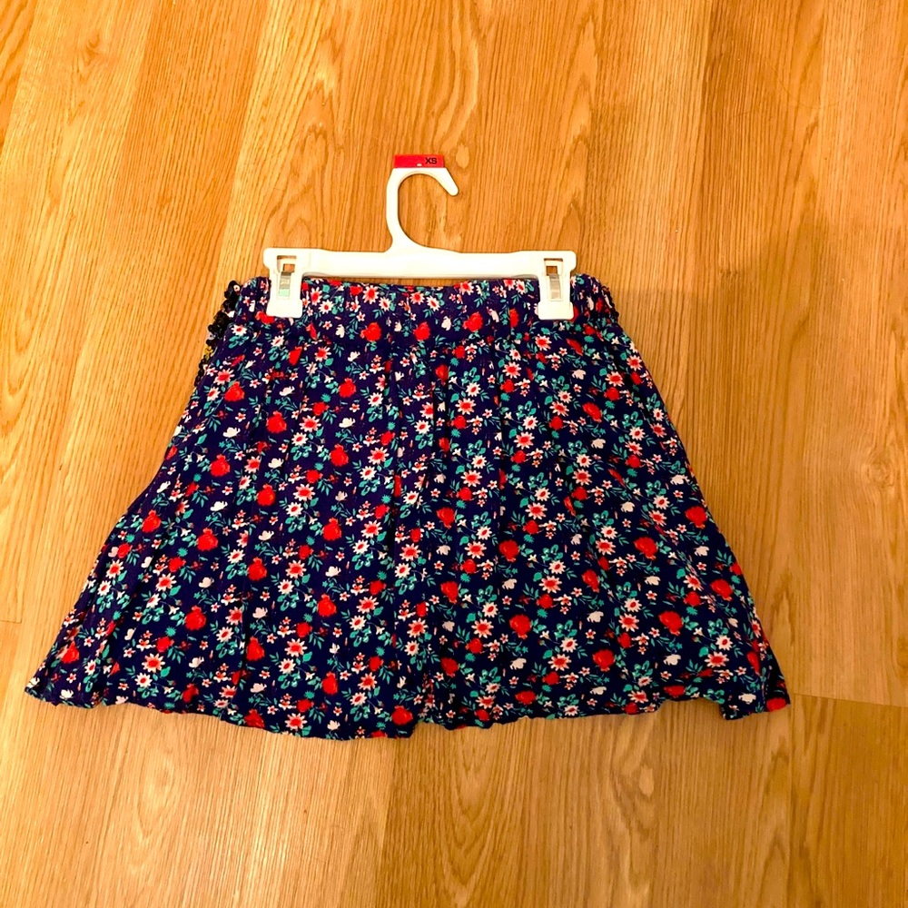Floral Mini Skirt